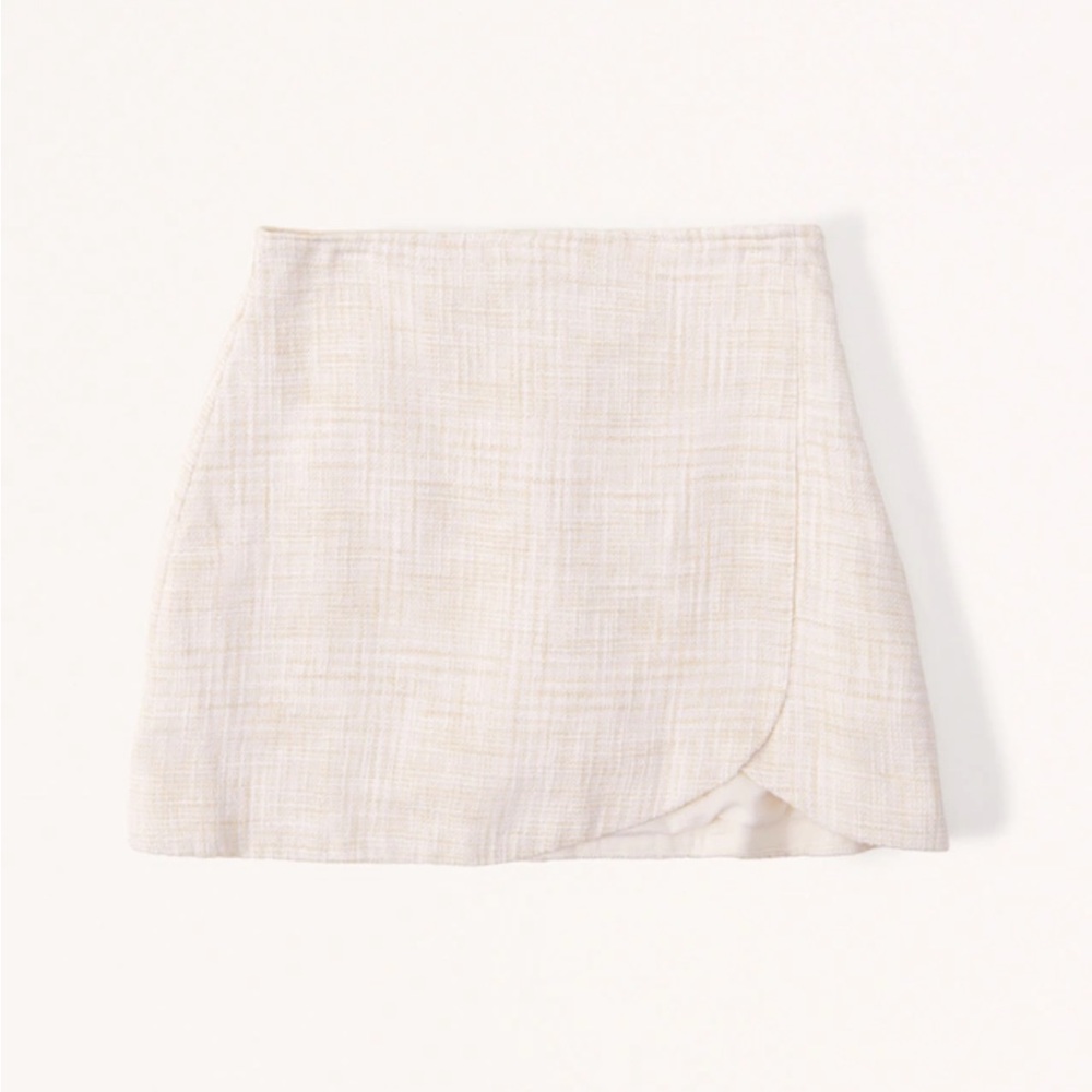Tweed Wrap Skort